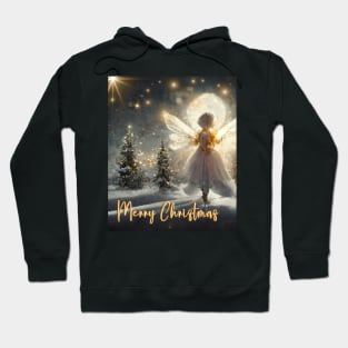 Angel Fairy on the Christmas Day - Holy Xmas Night Hoodie